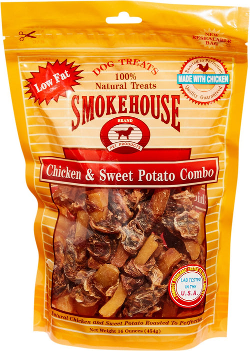 Smokehouse Chicken & Sweet Potato Dog Treats, 16 Ounce, 6 Pack