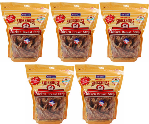 Smokehouse USA Chicken Strips Dog Chews, 16 Ounce, 5 Pack