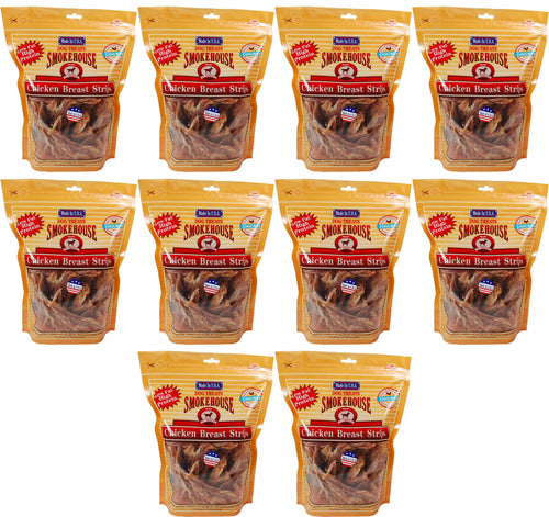 Smokehouse USA Chicken Strips Dog Chews, 16 Ounce, 10 Pack