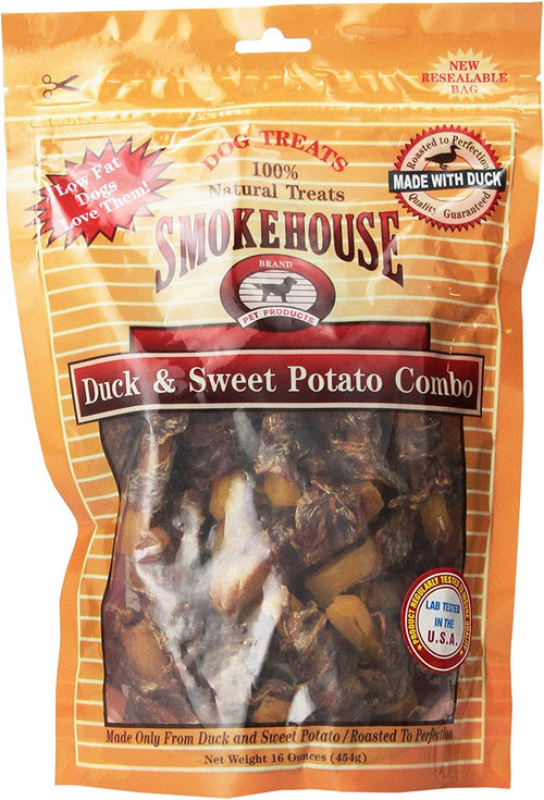Smokehouse Duck & Sweet Potato Dog Treats, 16 Ounce, 12 Pack