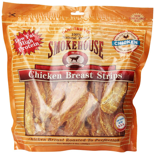 Smokehouse Chicken Breast Strips Dog Chews, 2 Pound, 3 Pack