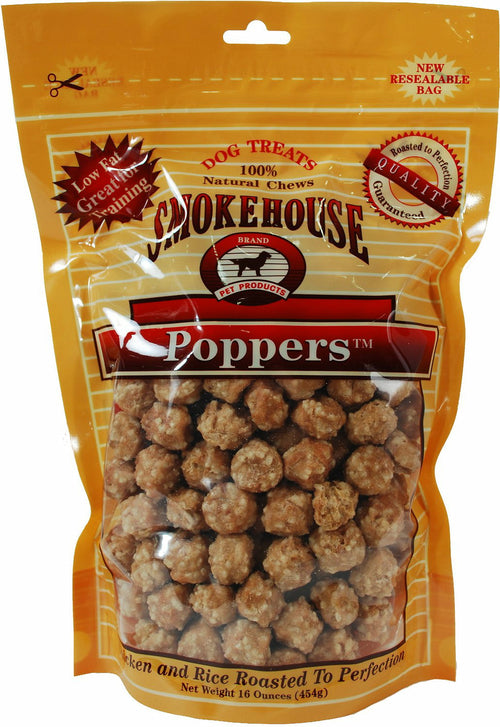 Smokehouse Chicken Poppers Dog Treats, 16 Ounce