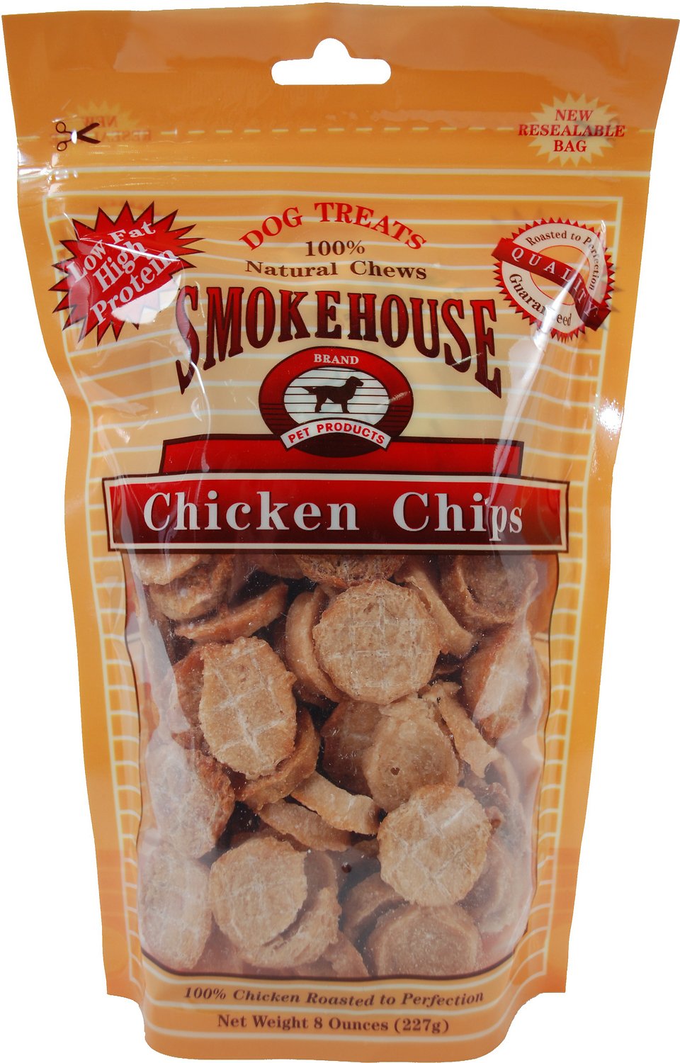 Smokehouse Chicken Chips Dog Treats, 8 Ounce, 2 Pack