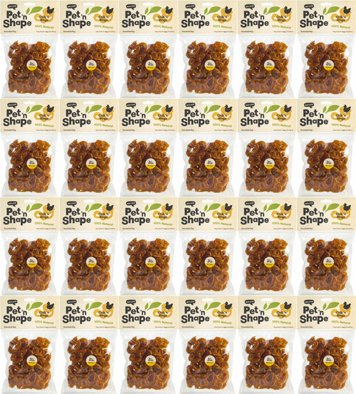 Pet 'n Shape Chicken Dog Treats, Chik 'n Rings, 8 Ounce, 24 Pack