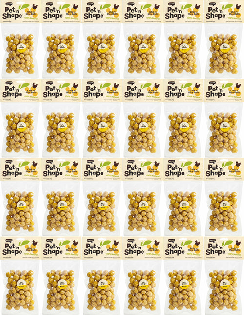 Pet 'n Shape Chik 'n Rice Balls Dog Treats, 4 Ounce, 24 Pack