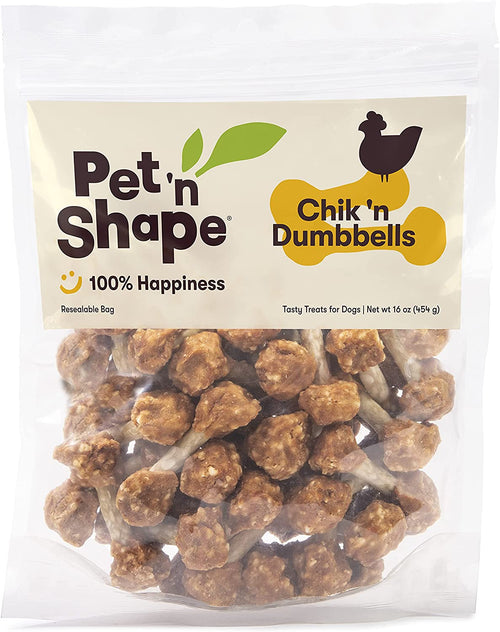Pet 'n Shape Chicken Dog Treats, Chik 'n Dumbbells, 16 Ounce